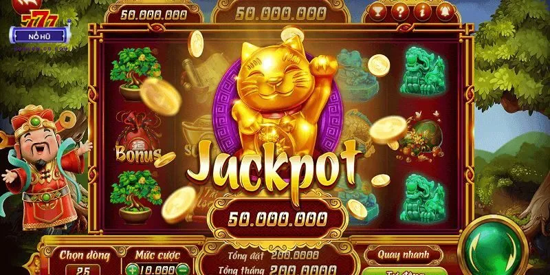 Quỹ thưởng Jackpot siêu khủng trong trò chơi nổ hũ