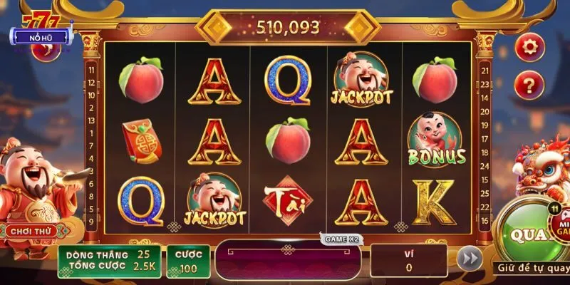 Giao diện chơi Cày Hũ Thần Tài thiết kế đẹp, sắc nét